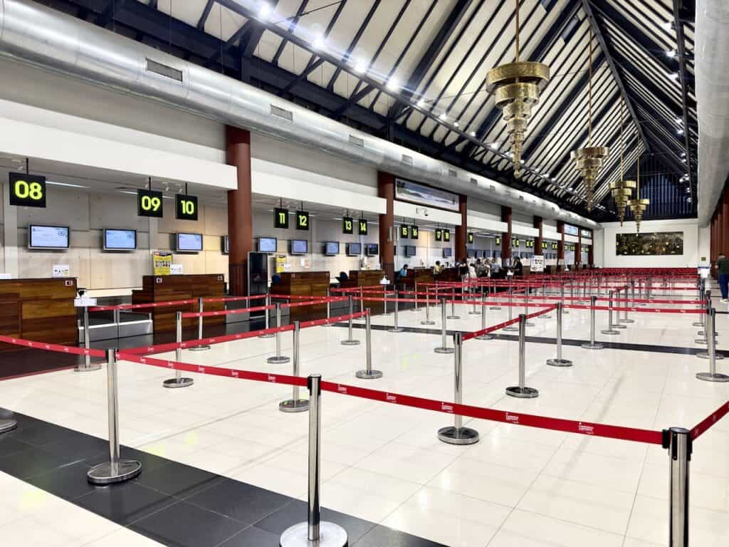 Siem Reap Airport main checkin area