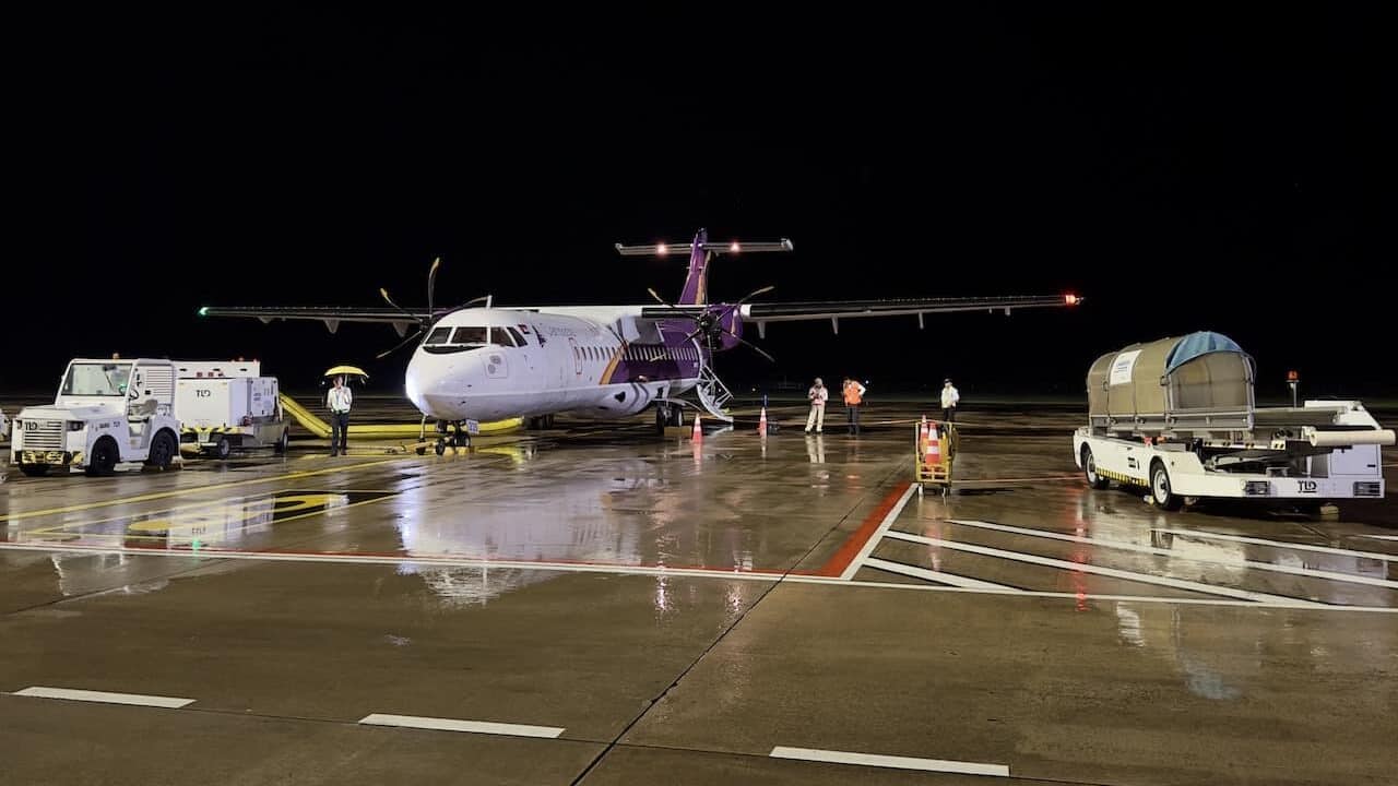 Cambodia Angkor Air ATR-72 in Siem Reap