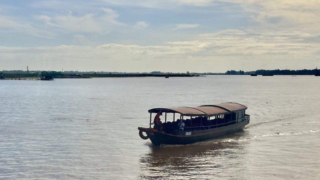 Mekong River Cruise tender boat