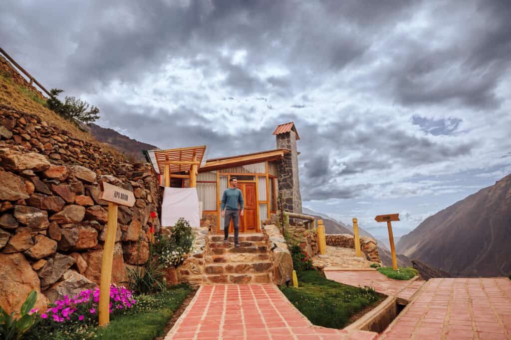 Jared Dillingham at StarDome Lodge in Ollantaytambo