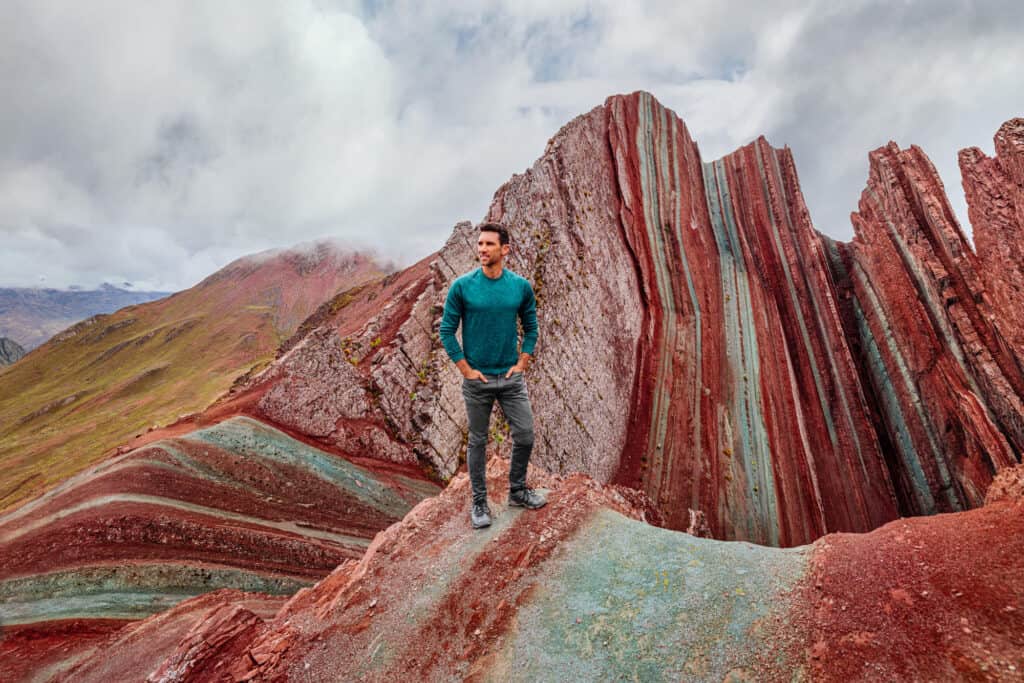 Jared Dillingham at Pallay Punchu in Peru