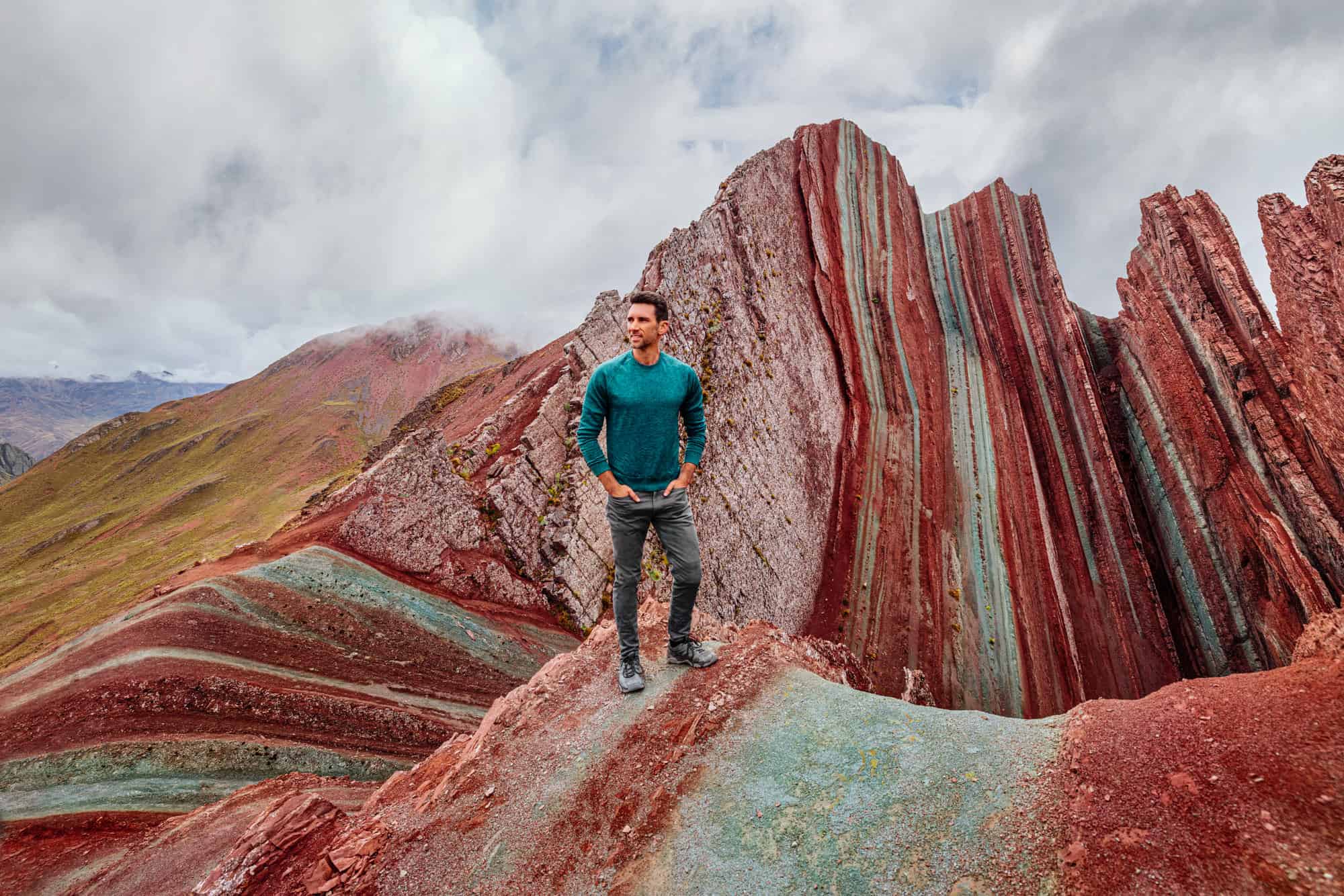 Jared Dillingham at Pallay Punchu in Peru