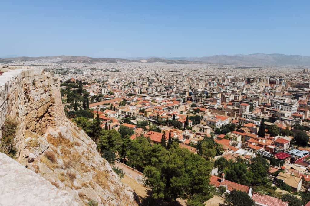 Athens, Greece in the summer