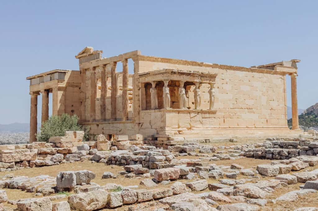 The Acropolis in Athens in June