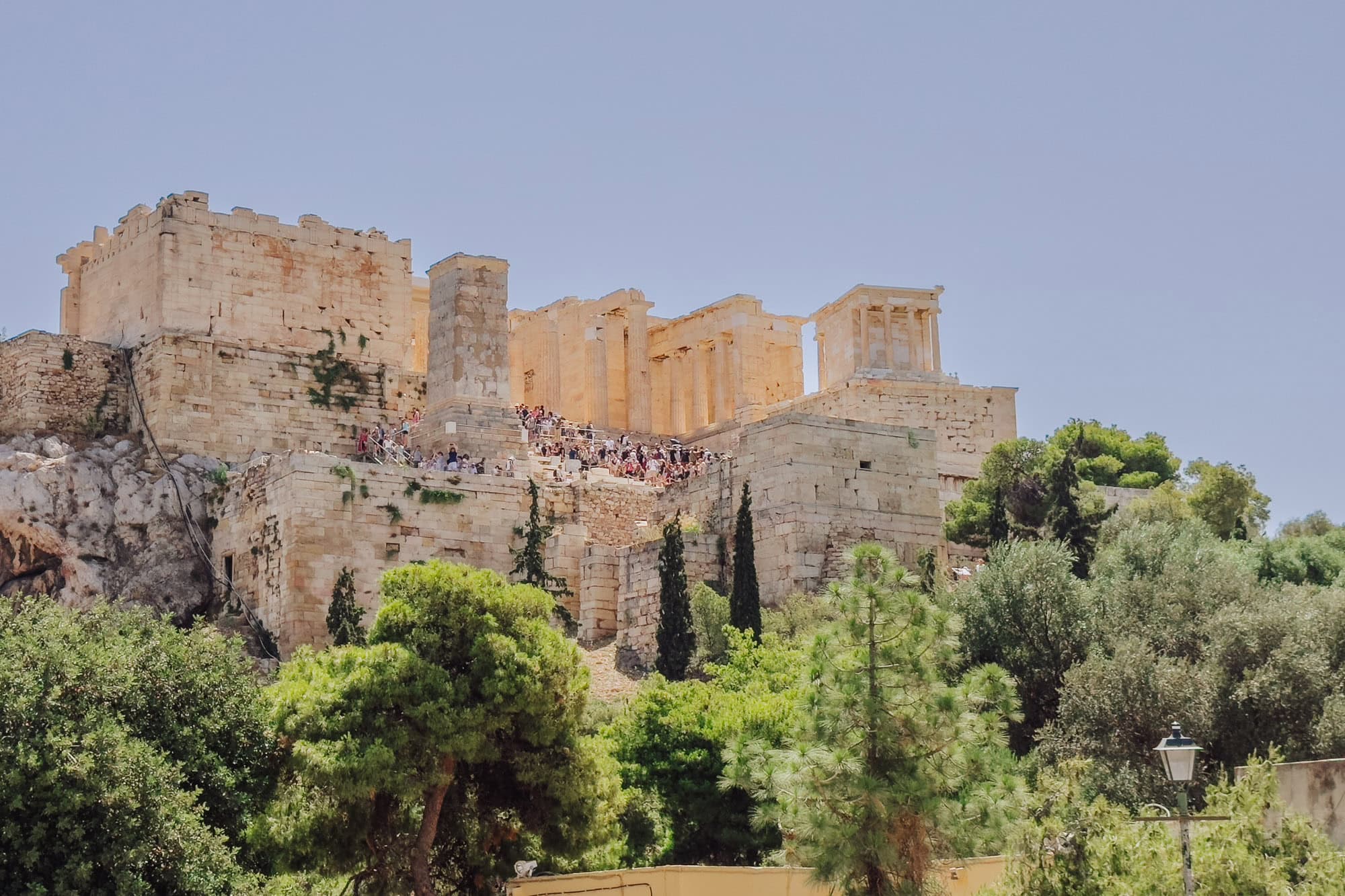 One day in Athens, Greece