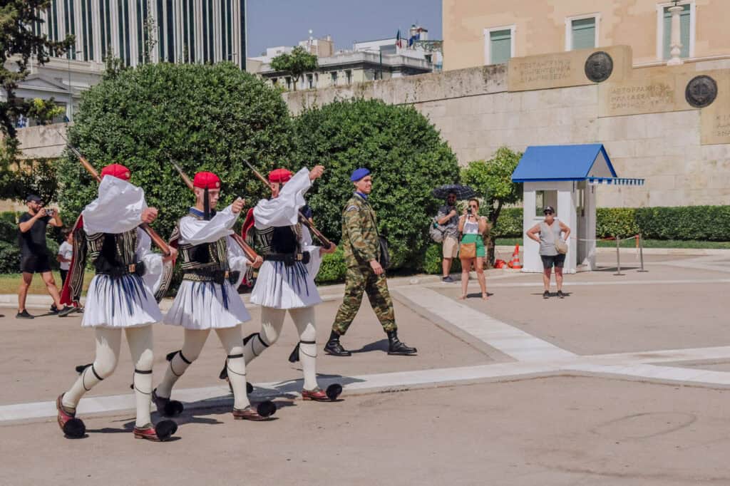 Changing of the guard in Athens