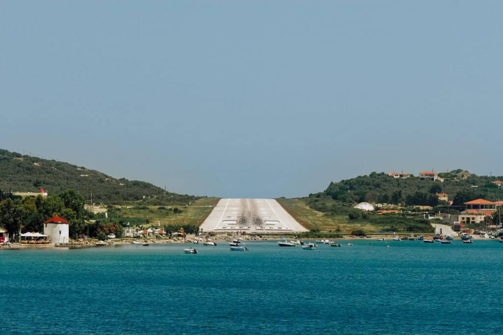 Skiathos Airport Runway