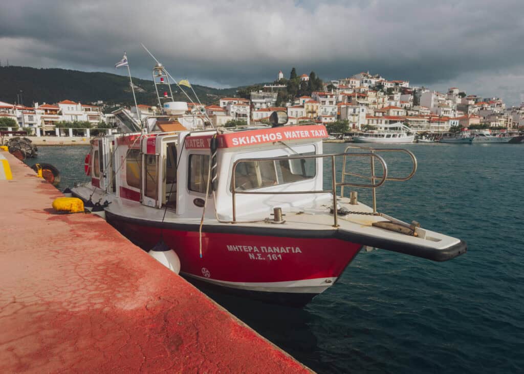 water taxi from skopelos to skiathos