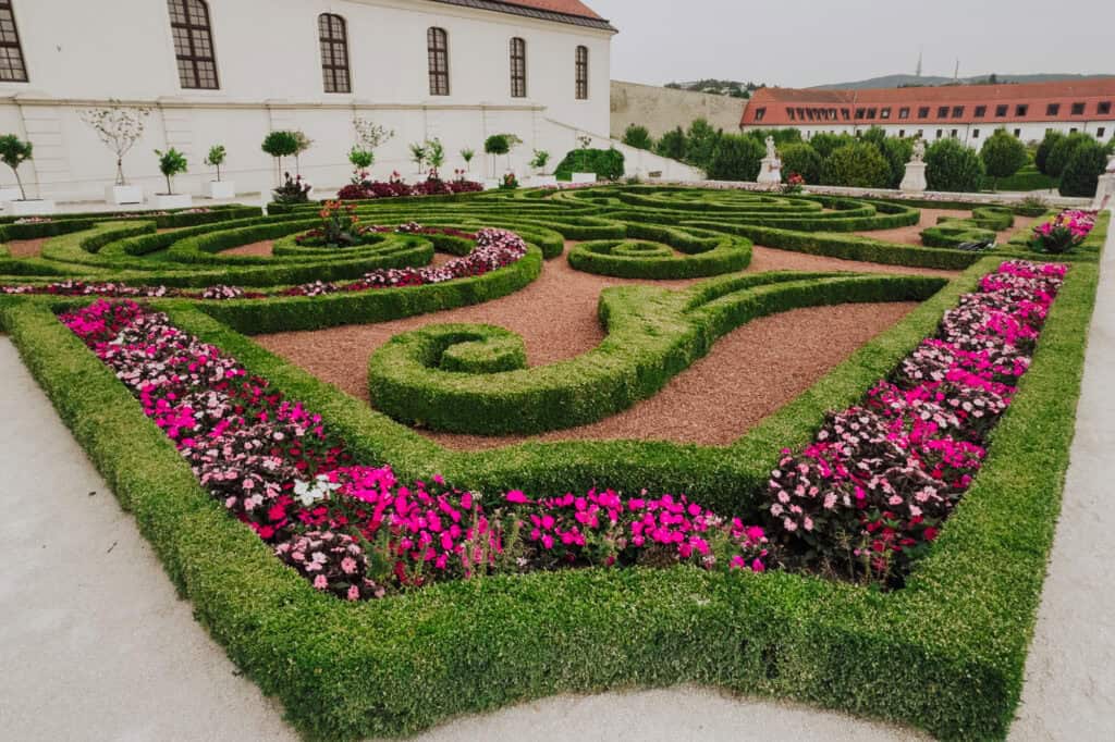 The gardens at Bratislava Castle