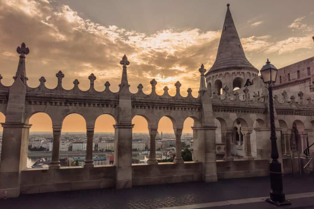 Fishermans Bastion at sunrise