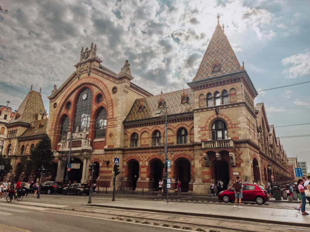 Exterior of the Central Market in Budapest