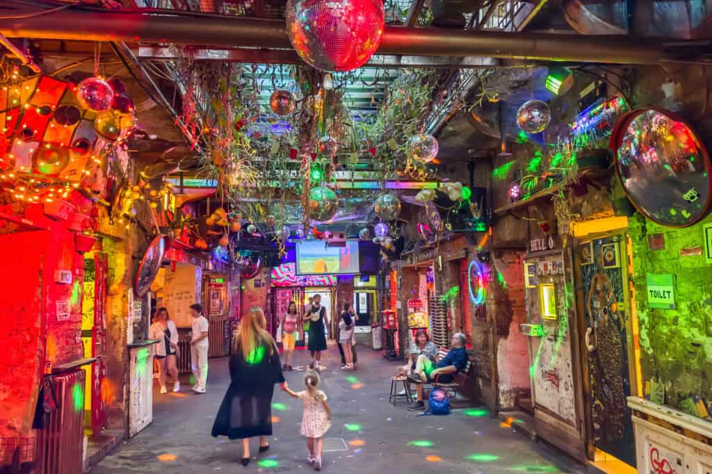 Szimpla Kert, one of the Ruin Bars in Budapest 