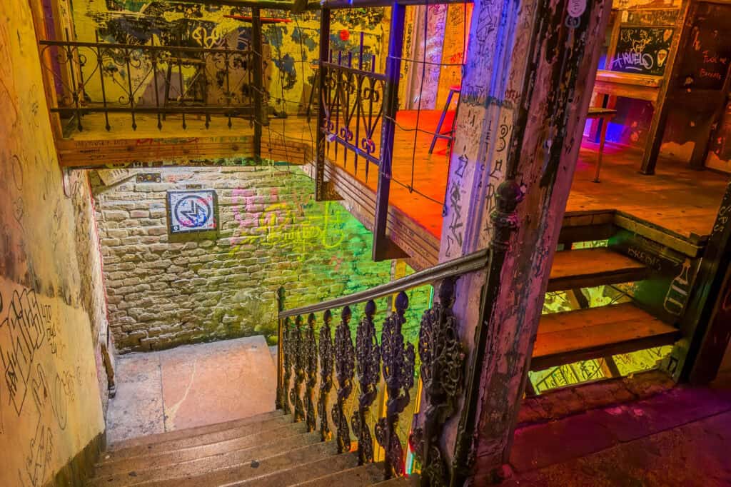 Szimpla Kert, a ruin bar in Budapest