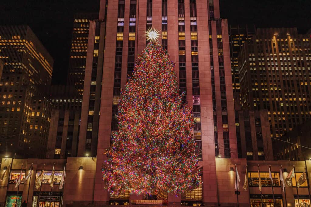 The Rockefeller Plaza Christmas Tree