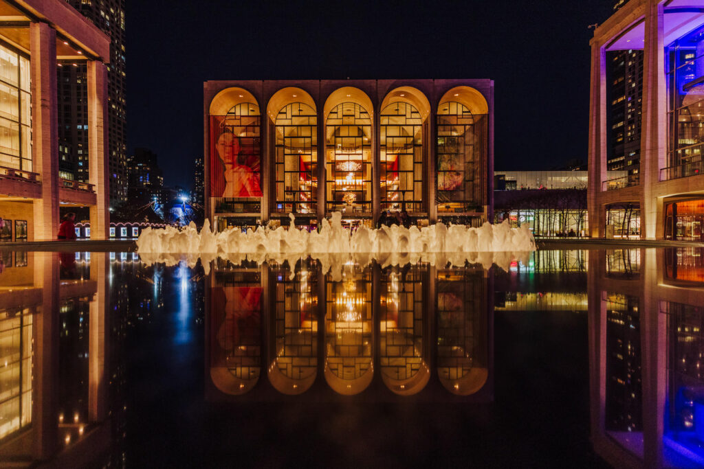 Lincoln Center at Christmas