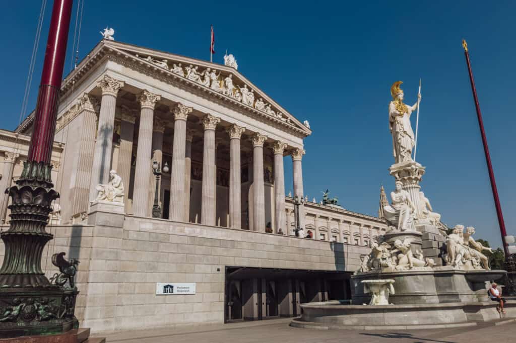 Austrian Parliament in Vienna