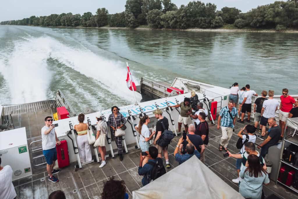 Vienna to Bratislava by boat