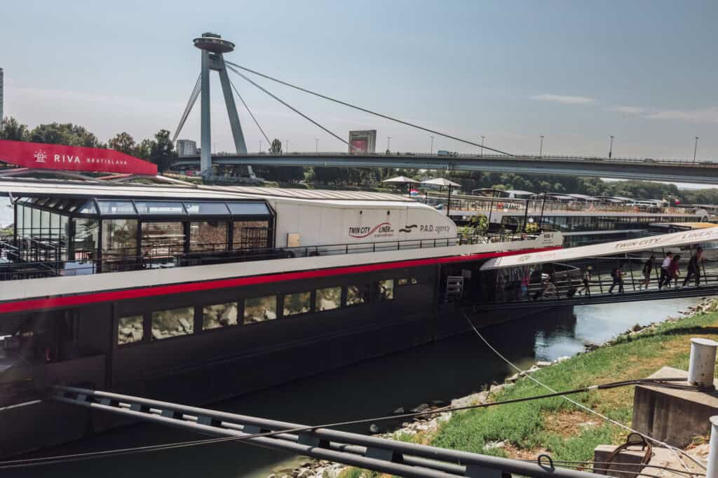 The Twin City Liner, a ferry in Bratislava