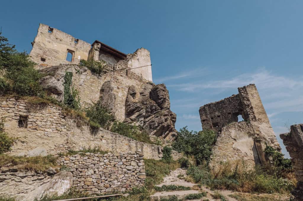 Hike to the Durnstein Castle in Austria